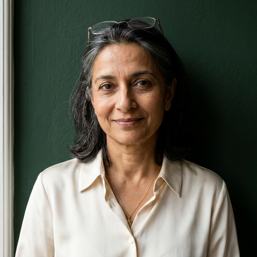Portrait of Dr Naila Choudhury, Chair of Trustees